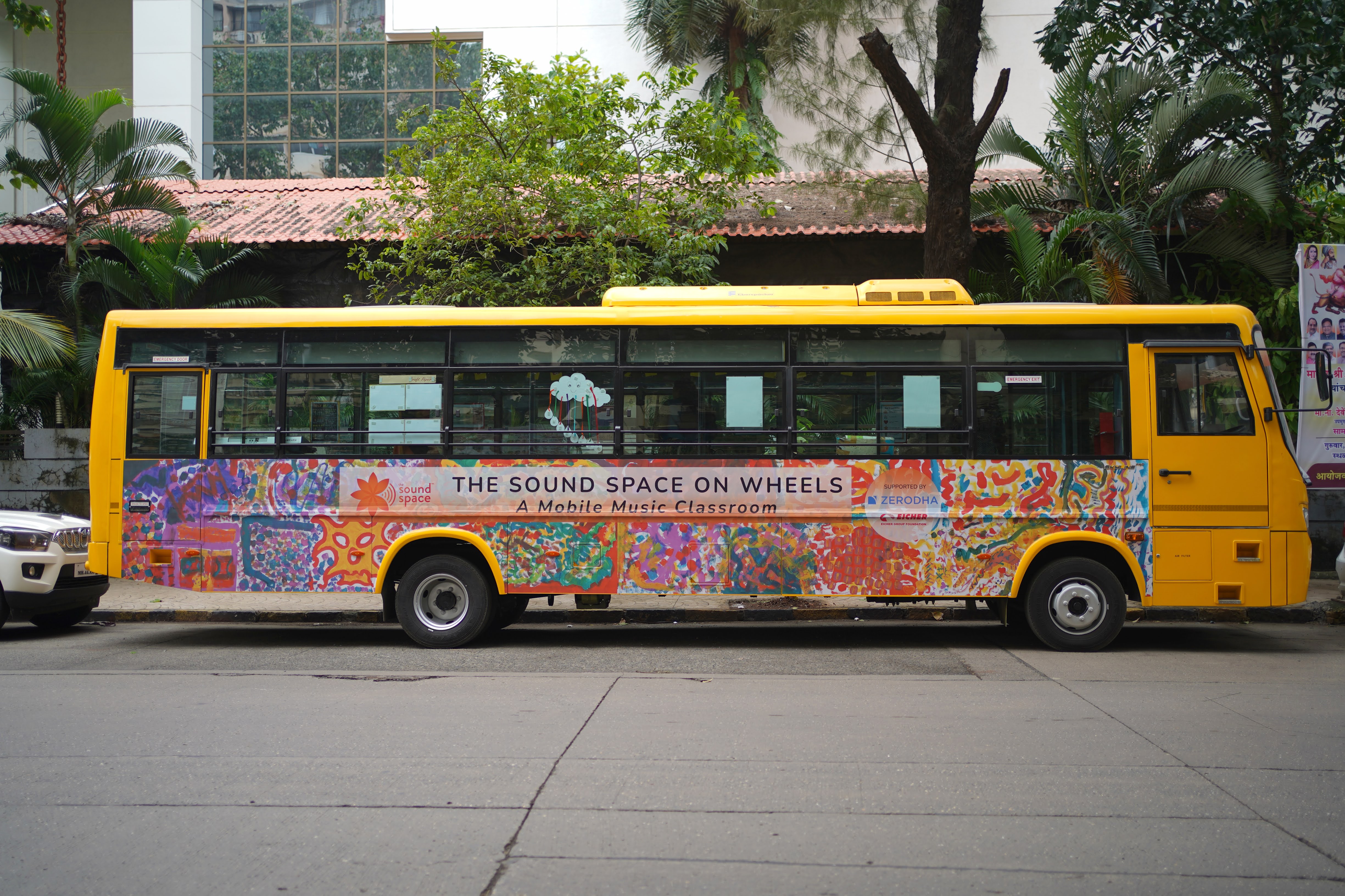 Artwork on the bus